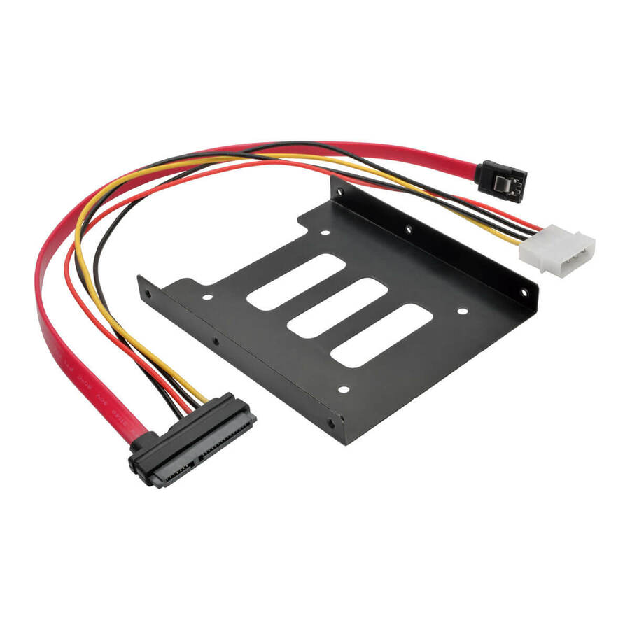 Tripp Lite 2.5 Inch SATA Hard Drive to 3.5 Inch Drive Bay Mounting Kit - Black - P948-BRKT25