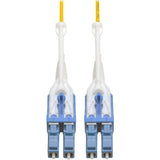 Tripp Lite 5M Duplex SMF 9/125 Uniboot Fiber Optic Patch Cable LC/LC 16' - Fiber Optic for Patch Panel, Switch, Network Device - 1.25 GB/s - Patch Cable - 16.40 ft - 2 x LC Male Network - 2 x LC Male ...  - N370-05M-T