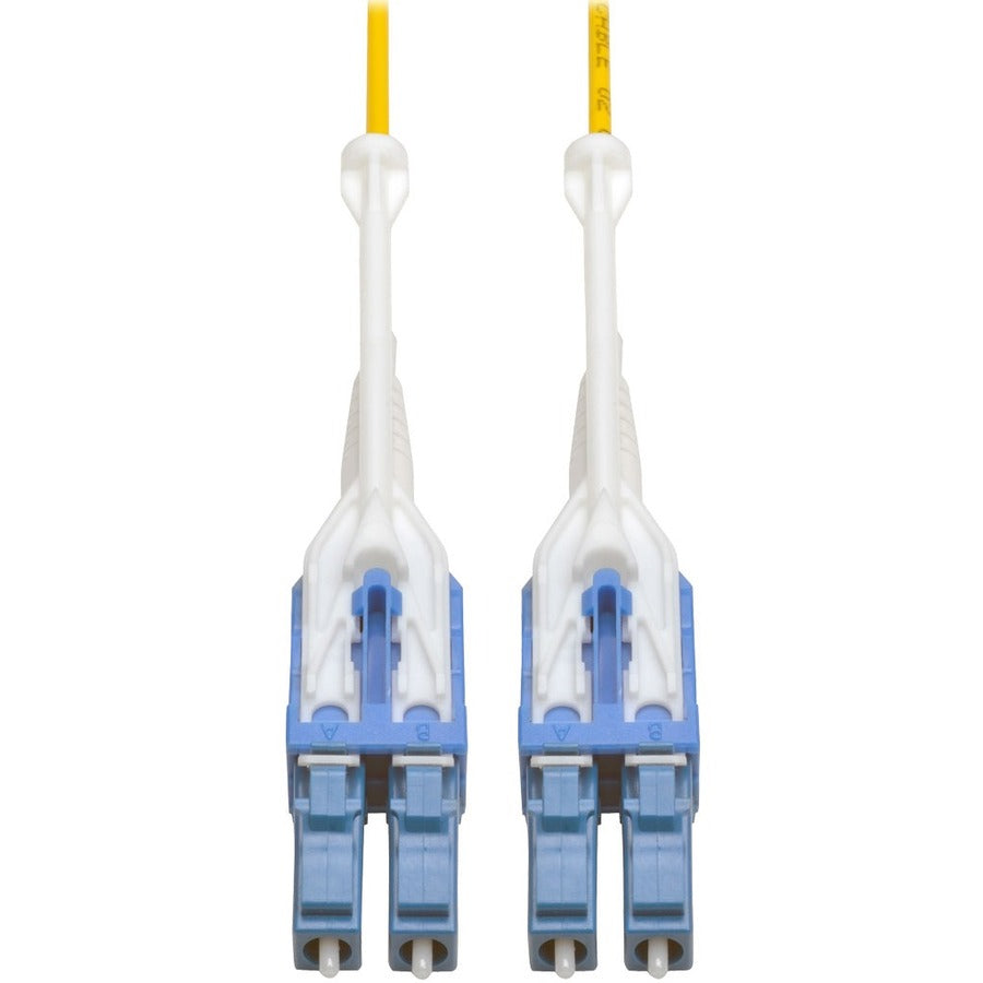 Tripp Lite 2M Duplex SMF Singlemode 9/125 Uniboot Fiber Optic Patch Cable LC/LC 6' - Fiber Optic for Patch Panel, Switch, Network Device - 1.25 GB/s - Patch Cable - 6.56 ft - 2 x LC Male Network - 2 x...  - N370-02M-T