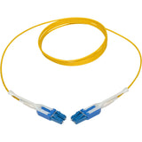 Tripp Lite 2M Duplex SMF Singlemode 9/125 Uniboot Fiber Optic Patch Cable LC/LC 6' - Fiber Optic for Patch Panel, Switch, Network Device - 1.25 GB/s - Patch Cable - 6.56 ft - 2 x LC Male Network - 2 x...  - N370-02M-T