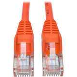 Tripp Lite 14ft Cat5 Cat5e Snagless Molded Patch Cable UTP Orange RJ45 M/M 14' - Category 5e for Network Device, Router, Switch, Printer, Server - 128 MB/s - Patch Cable - 14 ft - 1 x RJ-45 Male Netwo...  - N001-014-OR