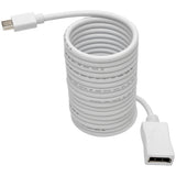 Tripp Lite 10ft Mini DisplayPort to DisplayPort Adapter Cable 4K x 2K M/F, MDP to DP 10' - DisplayPort/Mini DisplayPort for Audio/Video Device, Projector, TV, Monitor - 10 ft - 1 x Mini DisplayPort Ma...  - P139-010-DP-V2B