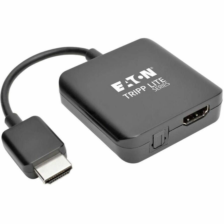Tripp Lite HDMI Audio De-Embedder Extractor with HDMI Cable UHD 4Kx2K - Functions: Audio Embedding, Audio Extraction - USB - Audio Line Out - External - P130-06N-AUDIO