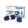 108R00723 Solid Ink Stick, 3,400 Page-Yield, Cyan, 3/Box - 108R00723 XEROX