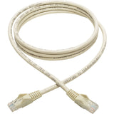 Tripp Lite 6ft Cat6 Snagless Molded Patch Cable UTP White RJ45 M/M 6' - Category 6 for Switch, Hub, Network Device, Router, Modem, Server, Network Adapter - 128 MB/s - Patch Cable - 6 ft - 1 x RJ-45 M...  - N201-006-WH