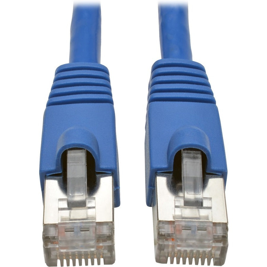 Tripp Lite Cat6a Snagless Shielded STP Patch Cable 10G, PoE, Blue M/M 25ft - Category 6a for Network Device, Switch, Modem, Router, Hub, Patch Panel, VoIP Device, Camera - 1.25 GB/s - Patch Cable - 25...  - N262-025-BL