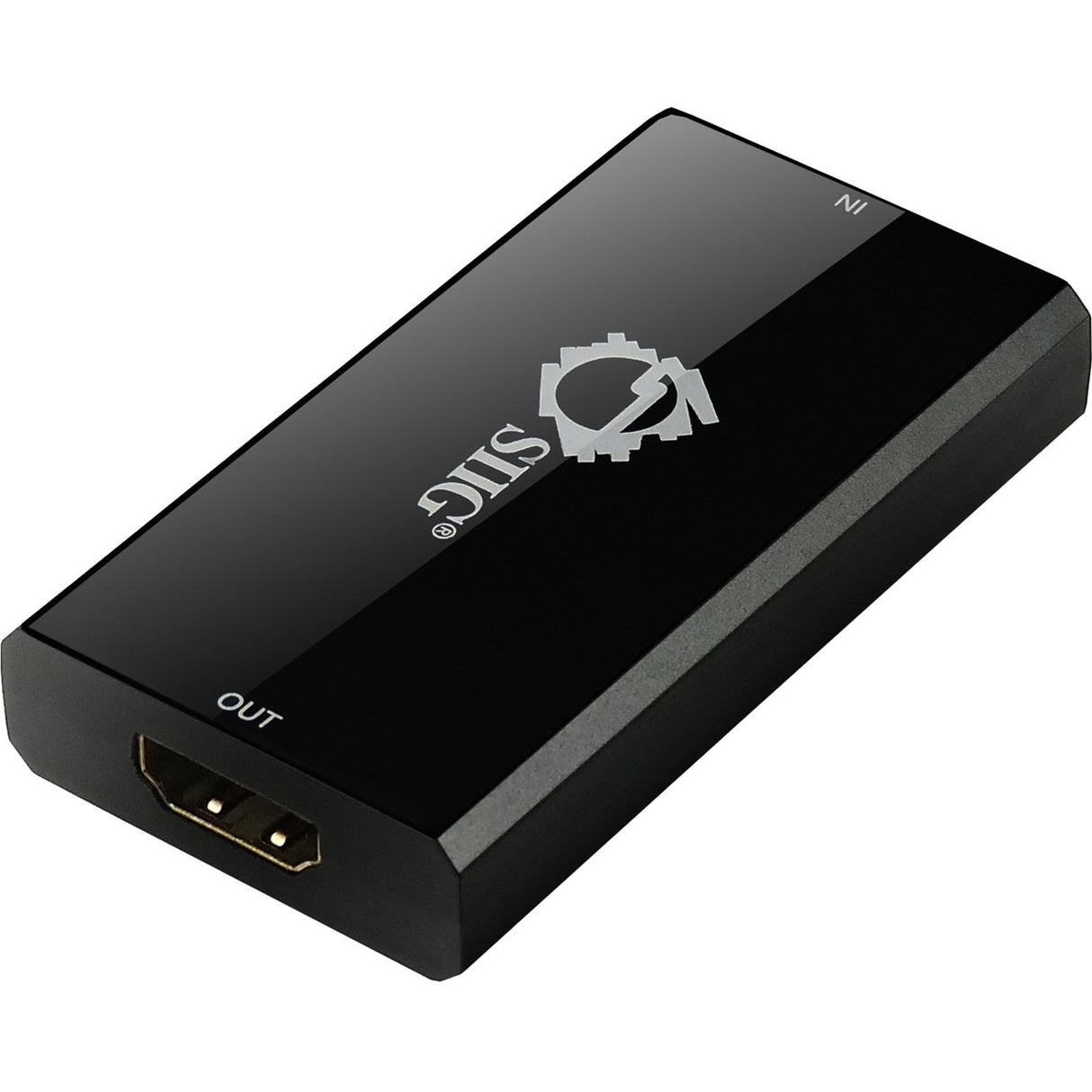 SIIG HDMI 2.0 Repeater - 4Kx2K 60Hz - 3840 × 2160 - 98.43 ft Maximum Operating Distance - 1 x HDMI In - 1 x HDMI Out - USB - ABS Plastic - CE-H22J14-S1