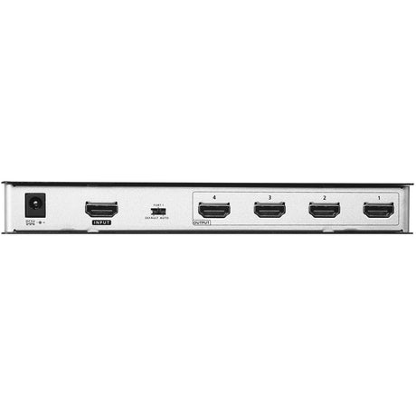 ATEN 4-Port True 4K HDMI Splitter - 4096 x 2160 - 49.21 ft Maximum Operating Distance - 1 x HDMI In - 4 x HDMI Out - Metal - VS184B - eCommerce Business Prime