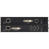 ATEN DVI HDBaseT KVM Extender with ExtremeUSB-TAA Compliant - 1 Computer(s) - 1 Remote User(s) - 328.08 ft Range - WUXGA - 1920 x 1200 Maximum Video Resolution - 2 x Network (RJ-45) - 6 x USB - 2 x DV...  - CE610A