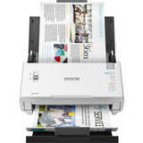 Epson DS-410 Sheetfed Scanner - 600 dpi Optical - 48-bit Color - 16-bit Grayscale - 26 ppm (Mono) - 26 ppm (Color) - Duplex Scanning - USB - B11B249201