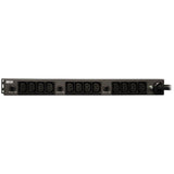 Tripp Lite PDU Single Phase Basic Horizontal 200/240V 5.8kw 16 C13 4 C19 - 20 - 4.99kVA - 1U Rack-mountable, Zero U Vertical Rackmount - PDU1230