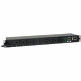 Tripp Lite PDU Switched 120V 1.4kW 15A 8 5-15R 5-15P LX Interface 1URM TAA - Switched - NEMA 5-15P - 8 x NEMA 5-15R - 120 V AC - 1U - Horizontal - Rack Mount - Rack-mountable - TAA Compliant - PDUMH15NET2LX