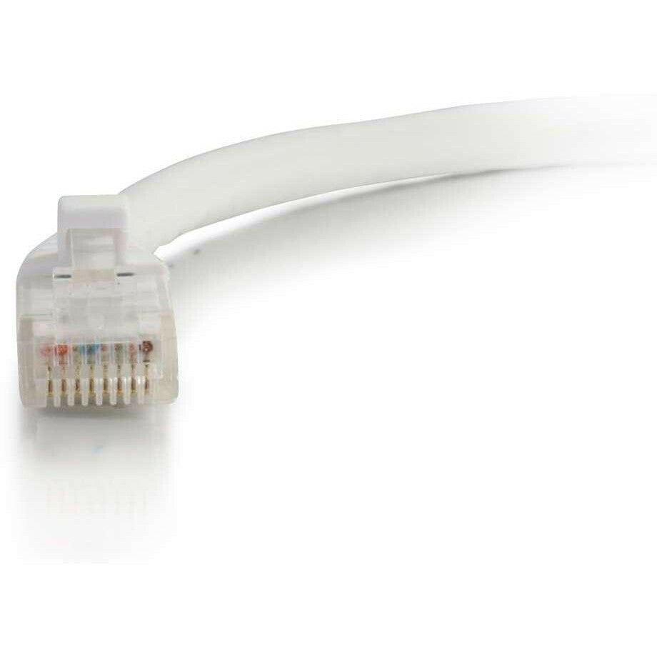 C2G-7ft Cat5e Snagless Unshielded (UTP) Network Patch Cable - White - Category 5e for Network Device - RJ-45 Male - RJ-45 Male - 7ft - White - 19478