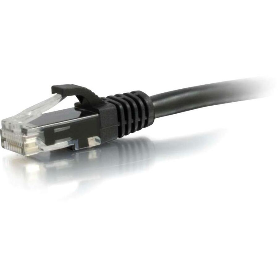 C2G-75ft Cat5e Snagless Unshielded (UTP) Network Patch Cable - Black - Category 5e for Network Device - RJ-45 Male - RJ-45 Male - 75ft - Black - 26971