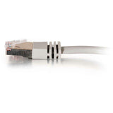C2G-25ft Cat5e Molded Shielded (STP) Network Patch Cable - Gray - Category 5e for Network Device - RJ-45 Male - RJ-45 Male - Shielded - 25ft - Gray - 27265