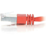 C2G-14ft Cat5e Molded Shielded (STP) Network Patch Cable - Red - Category 5e for Network Device - RJ-45 Male - RJ-45 Male - Shielded - 14ft - Red - 27262