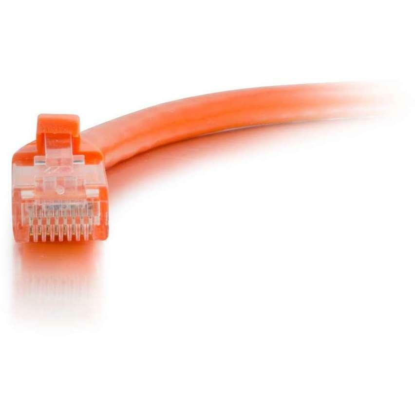 C2G-25ft Cat6 Snagless Unshielded (UTP) Network Patch Cable - Orange - Category 6 for Network Device - RJ-45 Male - RJ-45 Male - 25ft - Orange - 27815