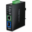 TRENDnet Hardened Industrial SFP to Gigabit UPoE Media Converter; IP30 Rated Housing; Includes DIN-rail & Wall Mounts; Operating Temp. -40 to 75 ?C (-40 to 167 ?F); TI-UF11SFP - TRENDnet Industrial SF...  - TI-UF11SFP - eCommerce Business Prime