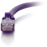 C2G 100ft Cat6 Snagless Unshielded (UTP) Network Patch Cable - Purple - RJ-45 Male - RJ-45 Male - 100ft - Purple - 27807