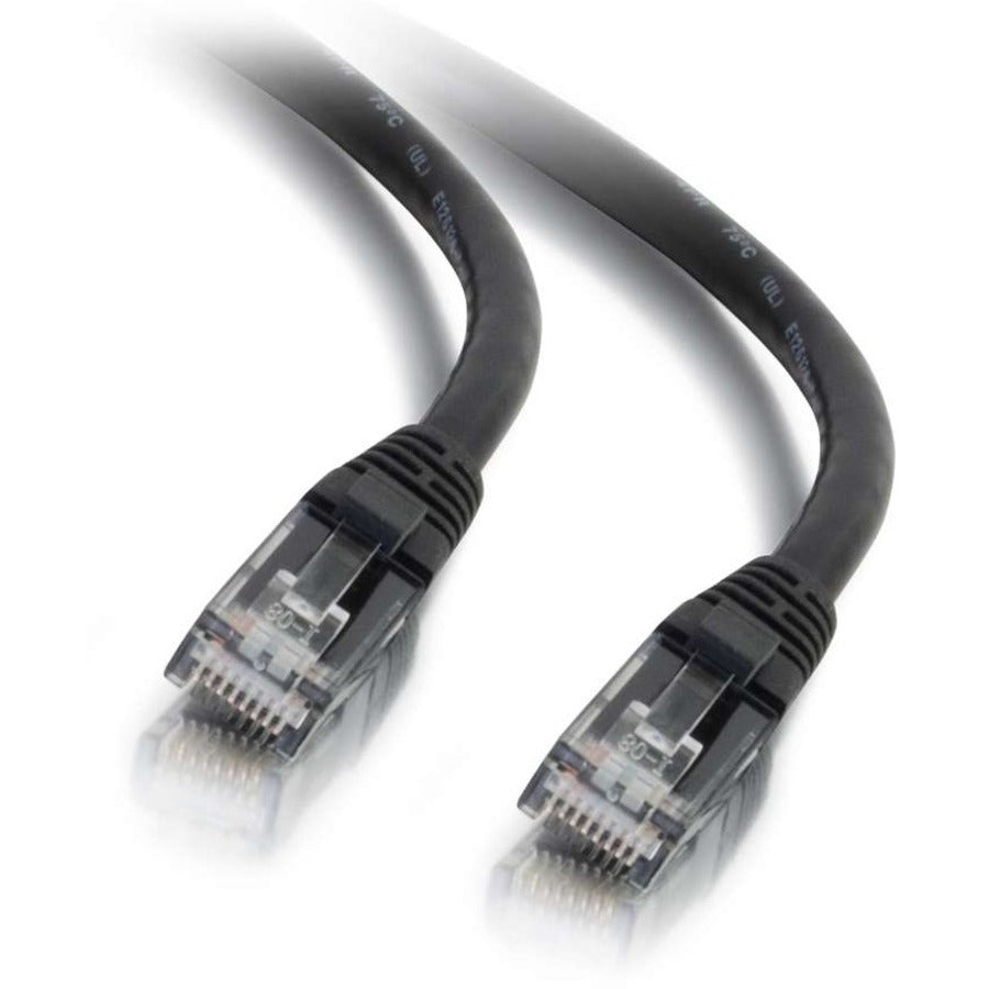 C2G-125ft Cat6 Snagless Unshielded (UTP) Network Patch Cable - Black - Category 6 for Network Device - RJ-45 Male - RJ-45 Male - 125ft - Black - 27158