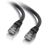 C2G-125ft Cat6 Snagless Unshielded (UTP) Network Patch Cable - Black - Category 6 for Network Device - RJ-45 Male - RJ-45 Male - 125ft - Black - 27158