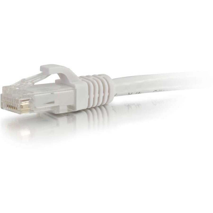 C2G-125ft Cat6 Snagless Unshielded (UTP) Network Patch Cable - White - Category 6 for Network Device - RJ-45 Male - RJ-45 Male - 125ft - White - 27168