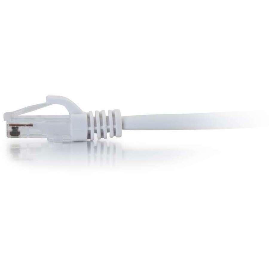 C2G-125ft Cat6 Snagless Unshielded (UTP) Network Patch Cable - White - Category 6 for Network Device - RJ-45 Male - RJ-45 Male - 125ft - White - 27168