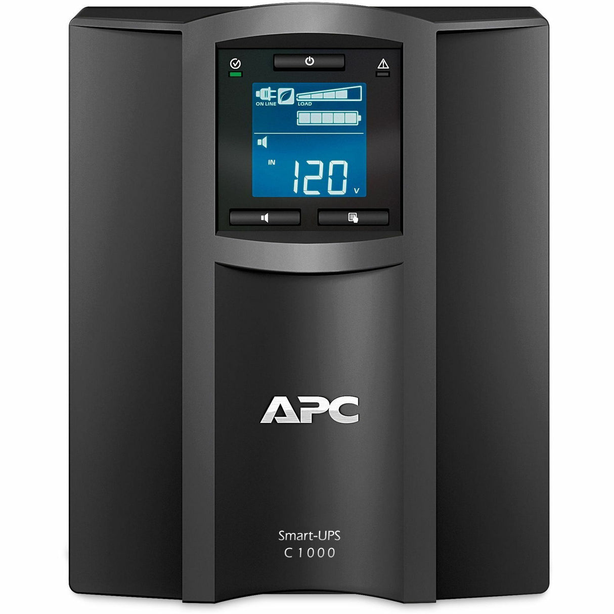 APC by Schneider Electric Smart-UPS C 1000VA LCD 120V with SmartConnect - Tower - 3 Hour Recharge - 9.20 Minute Stand-by - 120 V AC Input - 120 V AC Output - 8 x NEMA 5-15R - SMC1000C