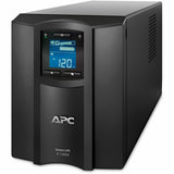 APC by Schneider Electric Smart-UPS C 1000VA LCD 120V with SmartConnect - Tower - 3 Hour Recharge - 9.20 Minute Stand-by - 120 V AC Input - 120 V AC Output - 8 x NEMA 5-15R - SMC1000C