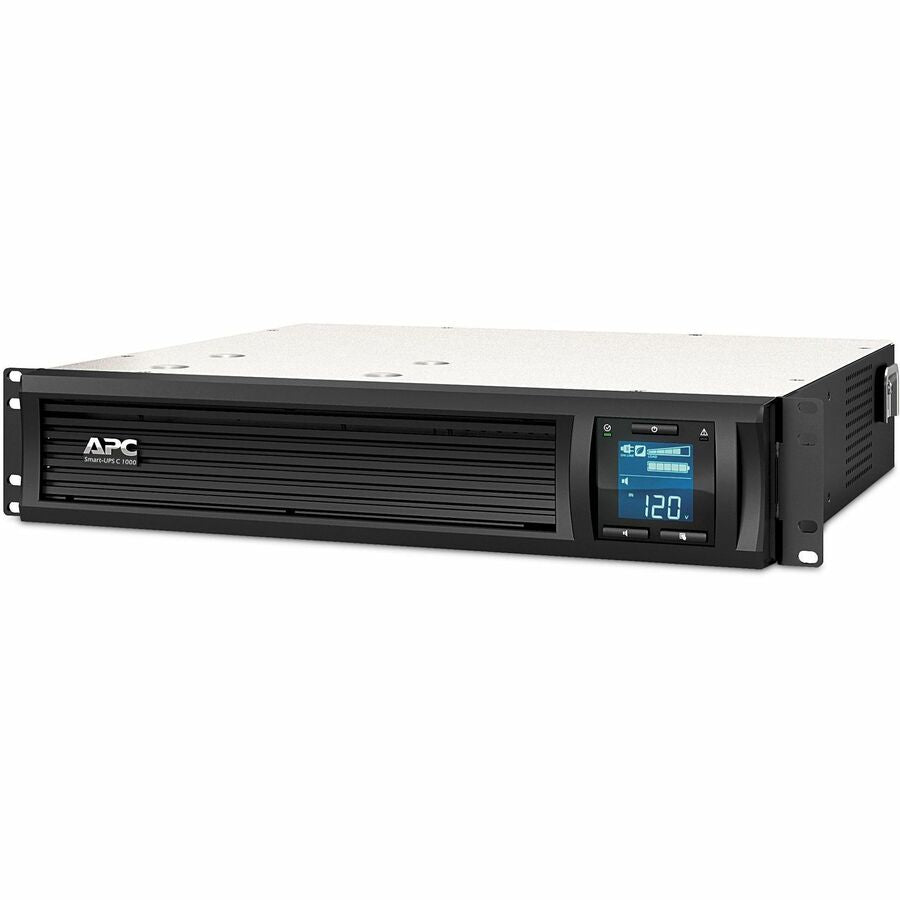 APC by Schneider Electric Smart-UPS C 1000VA LCD RM 2U 120V with SmartConnect - 2U Rack-mountable - 3 Hour Recharge - 9.20 Minute Stand-by - 120 V AC Input - 120 V AC Output - 6 x NEMA 5-15R - SMC1000-2UC