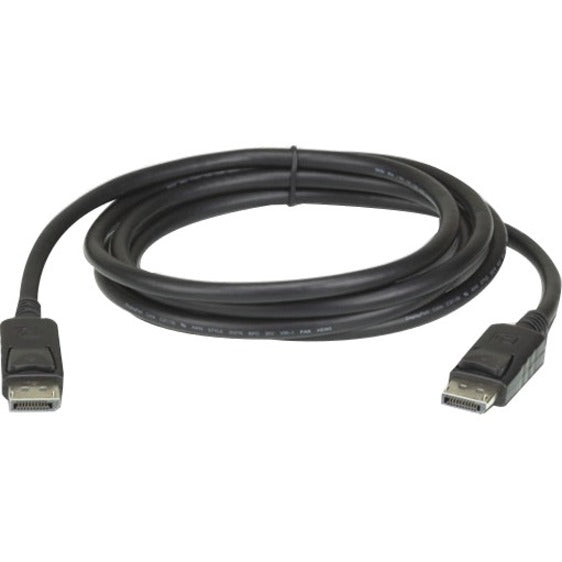 ATEN DisplayPort Audio/Video Cable - 9.84 ft DisplayPort A/V Cable for Audio/Video Device - First End: DisplayPort Digital Audio/Video - Male - Second End: DisplayPort Digital Audio/Video - Male - Sup - 2L7D03DP