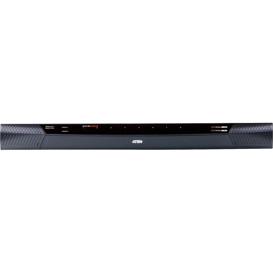 ATEN KN1108VA KVM Over IP Switch-TAA Compliant - 8 Computer(s) - 1 Local User(s) - 1 Remote User(s) - 1920 x 1200 - 14 x Network (RJ-45) - 2 x PS/2 Port - 6 x USB1 x VGA - Desktop, Rack-mountable - 1U - KN1108VA - eCommerce Business Prime