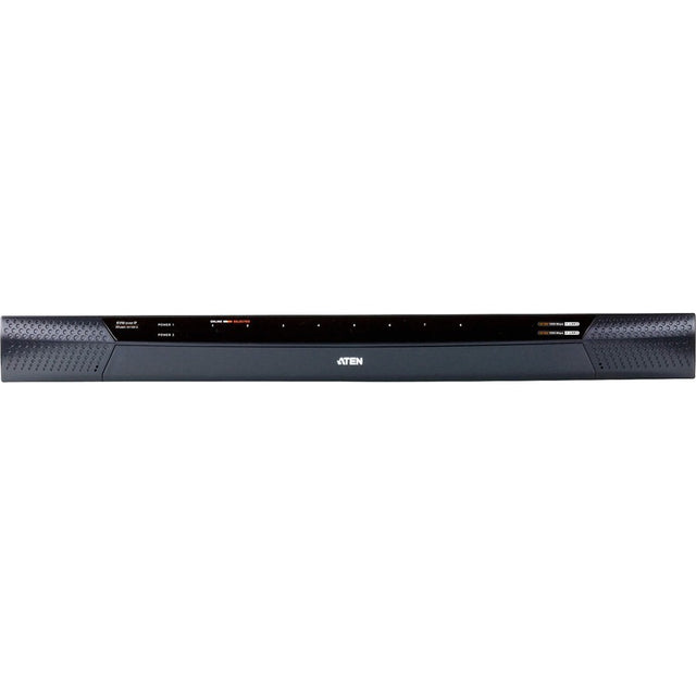 ATEN KN1108VA KVM Over IP Switch-TAA Compliant - 8 Computer(s) - 1 Local User(s) - 1 Remote User(s) - 1920 x 1200 - 14 x Network (RJ-45) - 2 x PS/2 Port - 6 x USB1 x VGA - Desktop, Rack-mountable - 1U - KN1108VA - eCommerce Business Prime