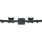 Tripp Lite Dual Display TV Monitor Mount Adapter Kit 13-27in Flat Screens - 27" Screen Support - 22 lb Load Capacity - Black - DMA1327SD