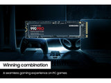 Samsung 990 PRO 2 TB M.2 PCI Express 4.0 NVMe V-NAND MLC - MZ-V9P2T0B/AM
