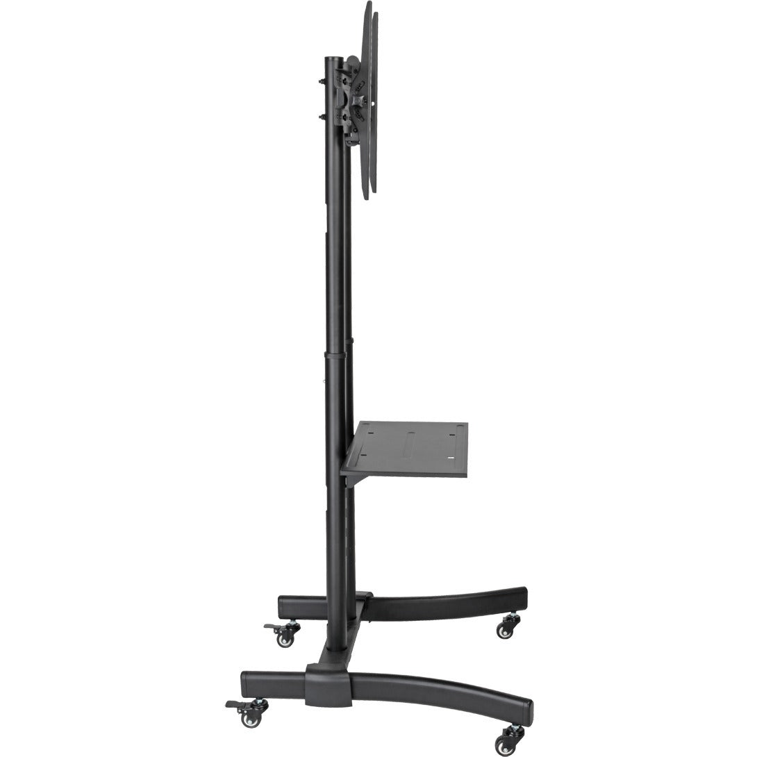 Tripp Lite TV Mobile Flat-Panel Floor Stand Cart Height Adjustable LCD- 37" to 70" TVs and Monitors - Up to 70" Screen Support - 88 lb Load Capacity - 1 x Shelf(ves) - 67.5" Height x 27.6" Width x 27. - DMCS3770L