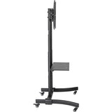 Tripp Lite TV Mobile Flat-Panel Floor Stand Cart Height Adjustable LCD- 37" to 70" TVs and Monitors - Up to 70" Screen Support - 88 lb Load Capacity - 1 x Shelf(ves) - 67.5" Height x 27.6" Width x 27. - DMCS3770L