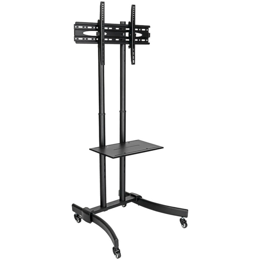 Tripp Lite TV Mobile Flat-Panel Floor Stand Cart Height Adjustable LCD- 37" to 70" TVs and Monitors - Up to 70" Screen Support - 88 lb Load Capacity - 1 x Shelf(ves) - 67.5" Height x 27.6" Width x 27. - DMCS3770L