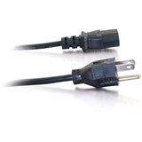 C2G 6ft 18 AWG Universal Power Cord (NEMA 5-15P to IEC320C13) - 6ft - 03133