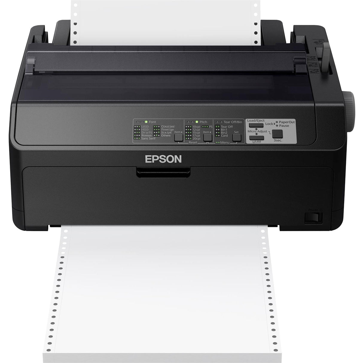 Epson LQ-590II 24-pin Dot Matrix Printer - Monochrome - Energy Star - 584 cps Mono - USB - Parallel - C11CF39201