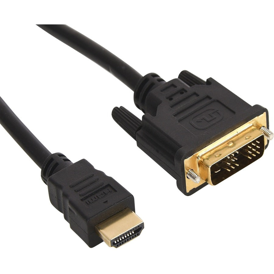 4XEM HDMI to DVI-D Cable 10ft - 10 ft DVI-D/HDMI Video Cable Adapter for Computer, Video Device, Notebook - First End: 1 x 19-pin DVI-D Digital Video - Male - Second End: 1 x HDMI Digital Audio/Video ...  - 4XHDMIDVI10FT
