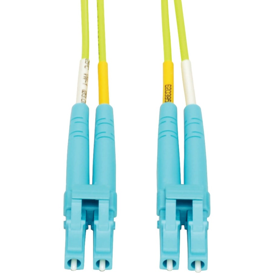 Tripp Lite Duplex Multimode Fiber Patch Cable OM5 LC LC 50/125 100Gb 15M - Fiber Optic for Network Device - 12.50 GB/s - Patch Cable - 49.21 ft - 2 x LC Male Network - 2 x LC Male Network - 50/125 &mi...  - N820-15M-OM5