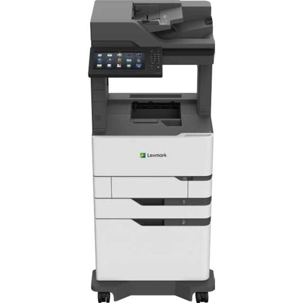 Lexmark MX820x MX826adxe Laser Multifunction Printer-Monochrome-Copier/Fax/Scanner-70 ppm Mono Print-1200x1200 Print-Automatic Duplex Print-350000 Pages Monthly-2750 sheets Input-Color Scanner-600 Opt...  - 25B0611