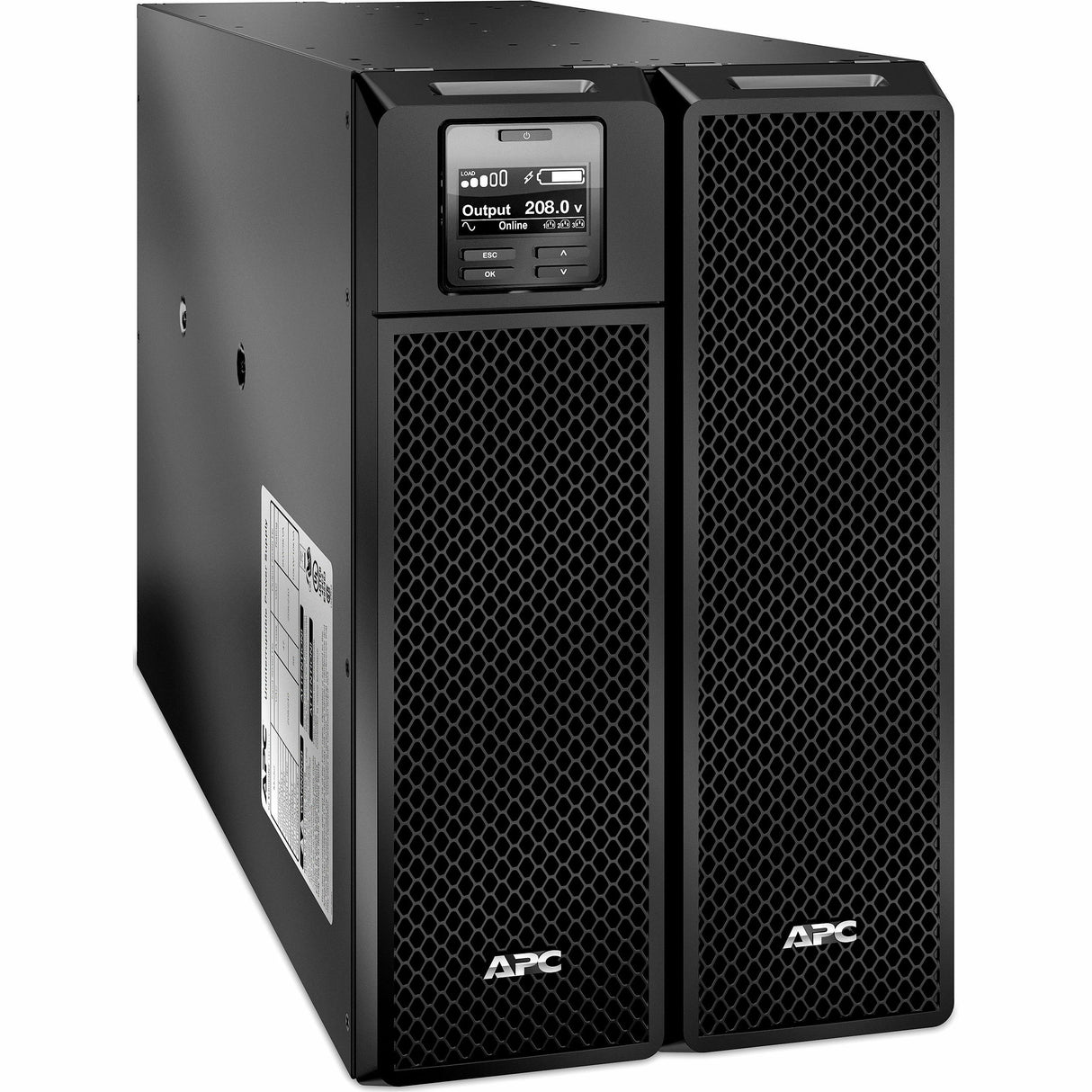 APC by Schneider Electric Smart-UPS SRT 10000VA 208V TAA - Rack-mountable - 1.50 Hour Recharge - 3.70 Minute Stand-by - 230 V AC Input - 208 V AC Output - 1 x Hard Wire 3-wire (2PH + G), 2 x NEMA L6-3...  - SRT10KXLTUS