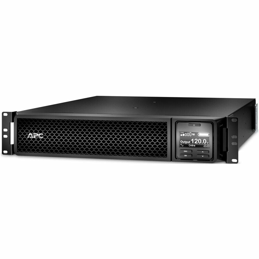 APC by Schneider Electric Smart-UPS SRT 2200VA RM 120V - 2U Rack-mountable - 3 Hour Recharge - 3.30 Minute Stand-by - 120 V AC Input - 120 V AC Output - 6 x NEMA 5-20R, 1 x NEMA L5-20R - TAA Compliant - SRT2200RMXLAUS