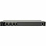 Tripp Lite 16-Port Console Server, USB Ports (2) - 4G LTE, Dual GbE NIC, 16Gb Flash, SD Card, Wi-Fi, Desktop/1U Rack, TAA - Twisted Pair - 2 x Network (RJ-45) - 2 x USB - 16 x Serial Port - 10/100/100...  - B098-016-V
