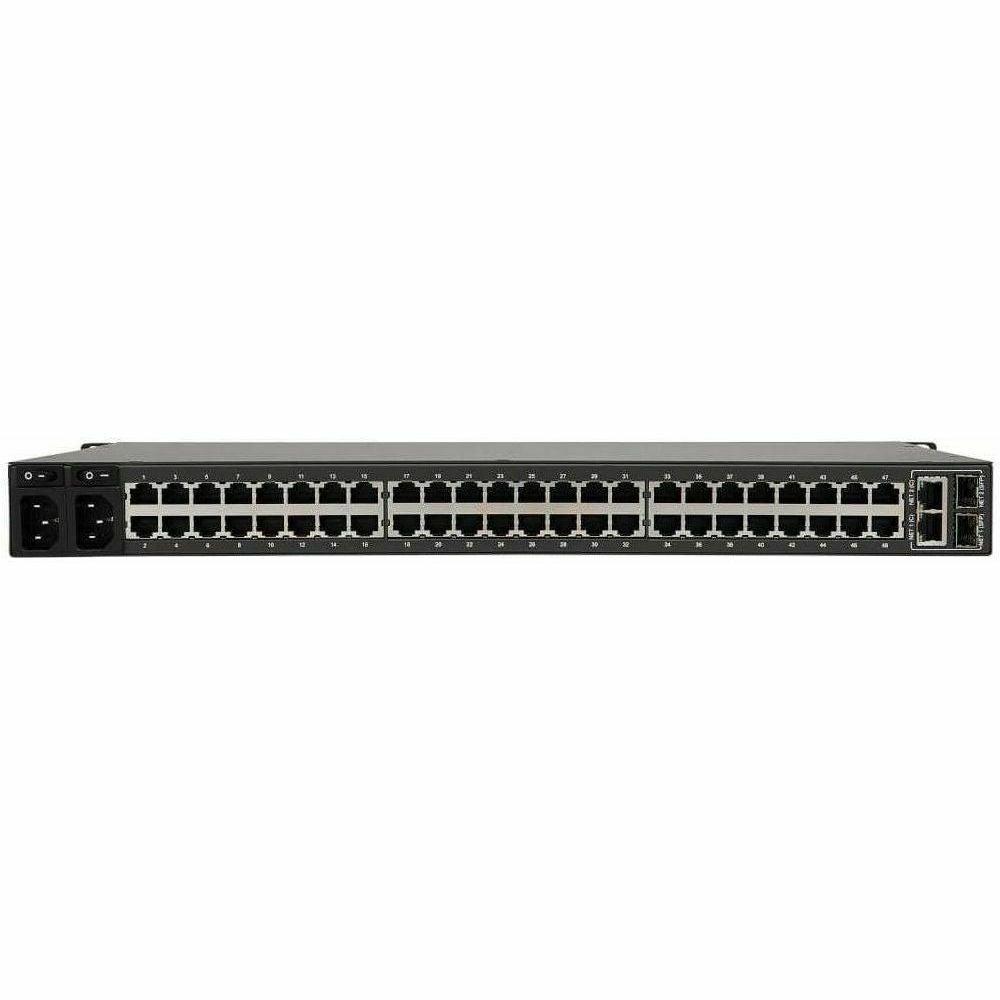 Tripp Lite Serial Console Server 48-Port 2 USB Ports Dual GbE 16Gb Flash 1U - Twisted Pair - 2 x Network (RJ-45) - 2 x USB - 48 x Serial Port - 10/100/1000Base-T - Gigabit Ethernet - Desktop, Rack-mou...  - B098-048