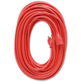 Heavy Duty Indoor/Outdoor 100' Extension Cord - 125 V AC13 A - Orange - 100 ft Cord Length - 1 - 99599