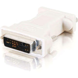 C2G DVI to VGA Video Adapter - DVI Adapter - DVI to HD15 - M/F - 1 x DVI-A Male Video - 1 x HD-15 Female VGA - 26956