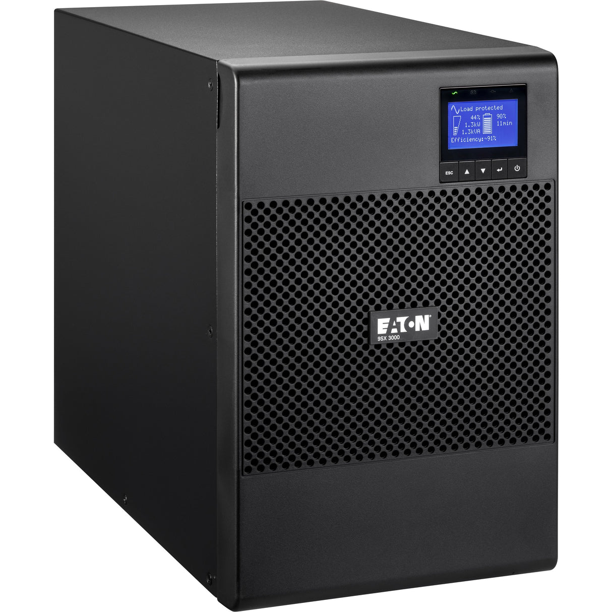 Eaton 9SX UPS 3000VA 2700 Watt 208V Network Card Optional Tower UPS Extended Runtime - Tower - 5.80 Minute Stand-by - 230 V AC Input - 200 V AC, 208 V AC, 220 V AC, 230 V AC, 240 V AC Output - 8 x IEC...  - 9SX3000G